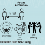 SCEC Wing সামাজিক দুরত্ব নিশ্চিত করনের লক্ষ্যে অনলাইন ক্যাম্পেইন