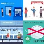 KUET Wing সামাজিক দুরত্ব নিশ্চিত করনের লক্ষ্যে অনলাইন ক্যাম্পেইন