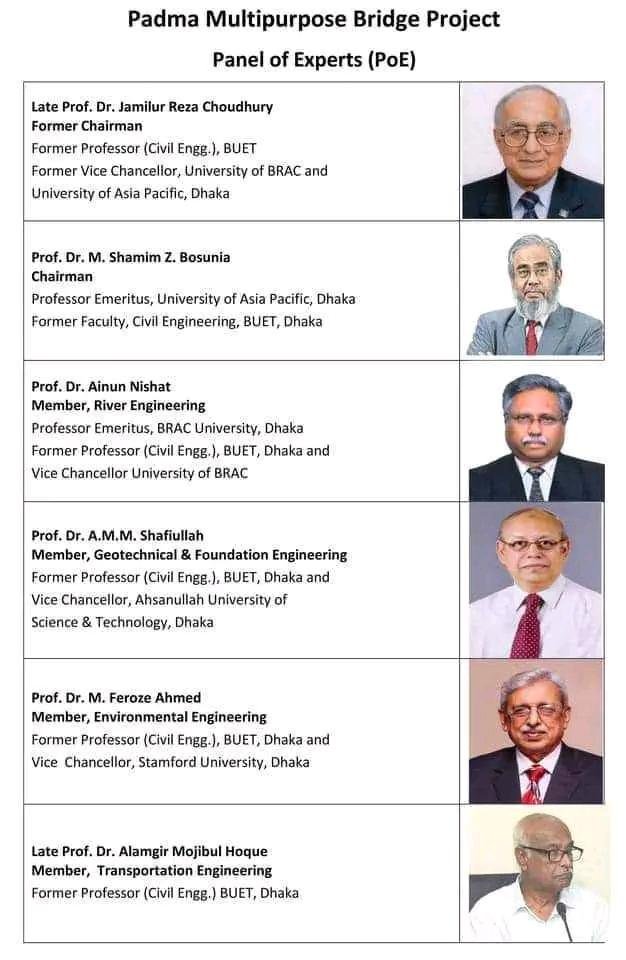  padma bridge experts 